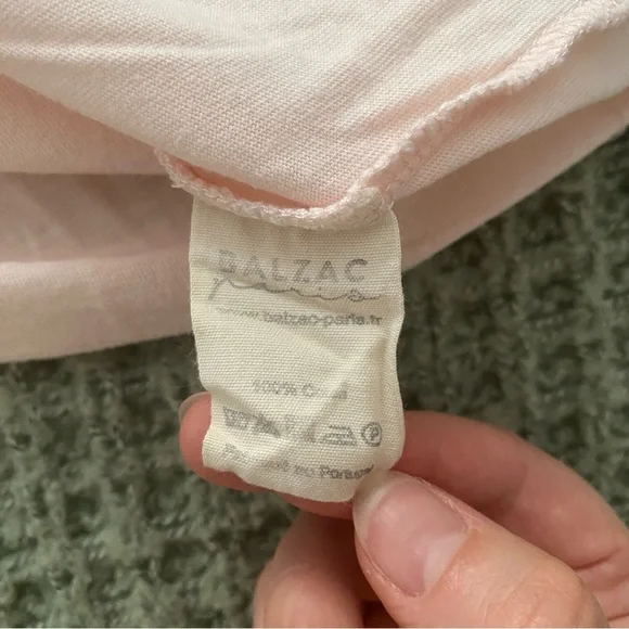 T-shirt Balzac Paris « Vivre sa Vie » XS Light Pink - Picture 4 of 5